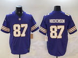 Minnesota Vikings #87 T.J. Hockenson Vikings Retro V3 Style 2