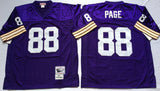 Minnesota Vikings #88 Alan Page 1975 Throwback Style 1