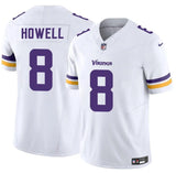 Minnesota Vikings #8 Sam Howell White 2025 F.U.S.E. Vapor Untouchable Limited