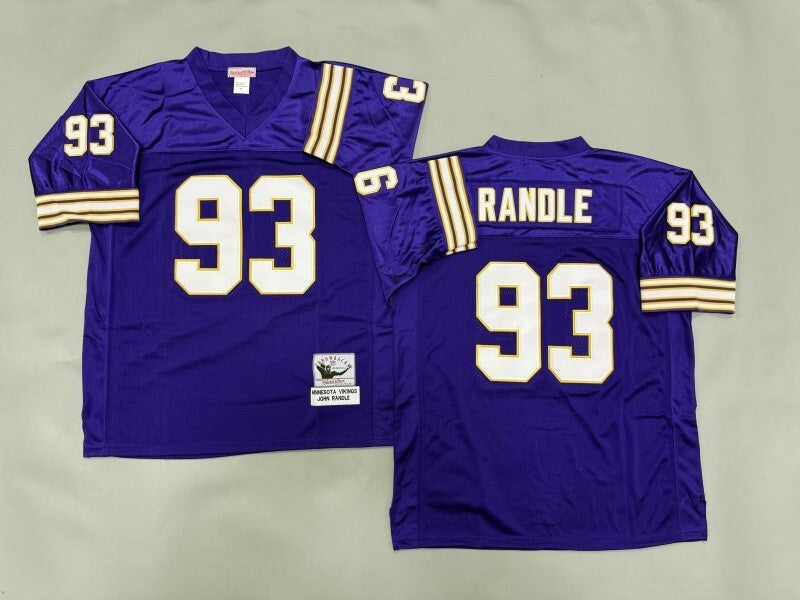 Minnesota Vikings #93 John Randle Minnesota Vikings Style 2