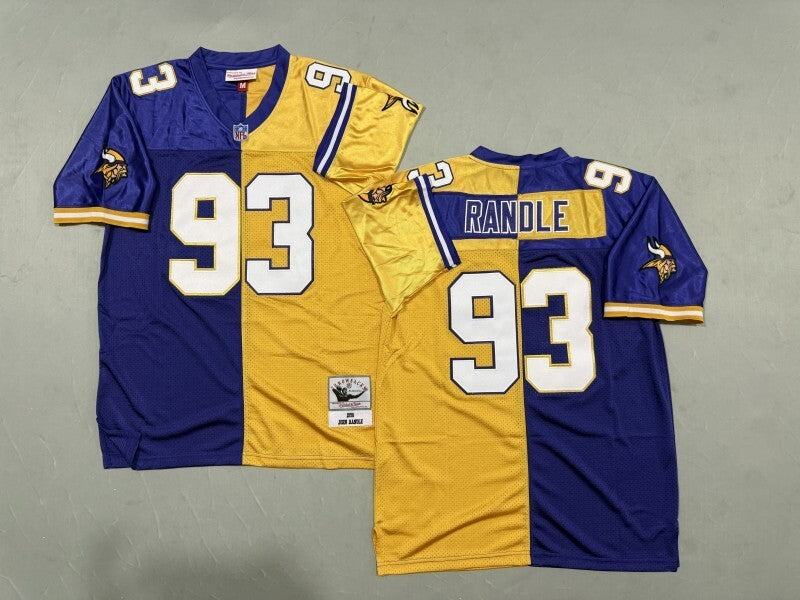 Minnesota Vikings #93 John Randle Minnesota Vikings Style 3