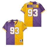 Minnesota Vikings #93 John Randle Vikings Purple Yellow 1998