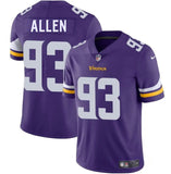 Minnesota Vikings #93 Jonathan Allen Purple 2025 Vapor Untouchable Limited