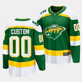 Minnesota Wild Custom 2023-24 Alternate Green Breakaway Jersey
