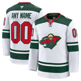 Minnesota Wild Fanatics Away Premium Custom Jersey - White