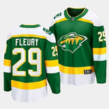 Minnesota Wild #29 Marc-Andre Fleury 2023-24 Alternate Green Breakaway Player Jersey