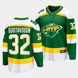 Minnesota Wild #32 Filip Gustavsson 2023-24 Alternate Green Breakaway Player Jersey