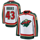 Minnesota Wild #43 Quinn Hughes Style 1