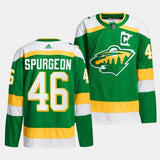 Minnesota Wild #46 Jared Spurgeon 2023-24 The 78s Alternate Green Jersey