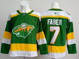 Minnesota Wild #7 Brock Faber Style 1