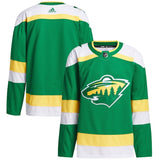 Minnesota Wild adidas 202324 Alternate Primegreen Authentic Jersey – Green