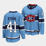 Montreal Canadiens #41 paul-byron-blue-special-edition-2.0-breakaway-player-jersey