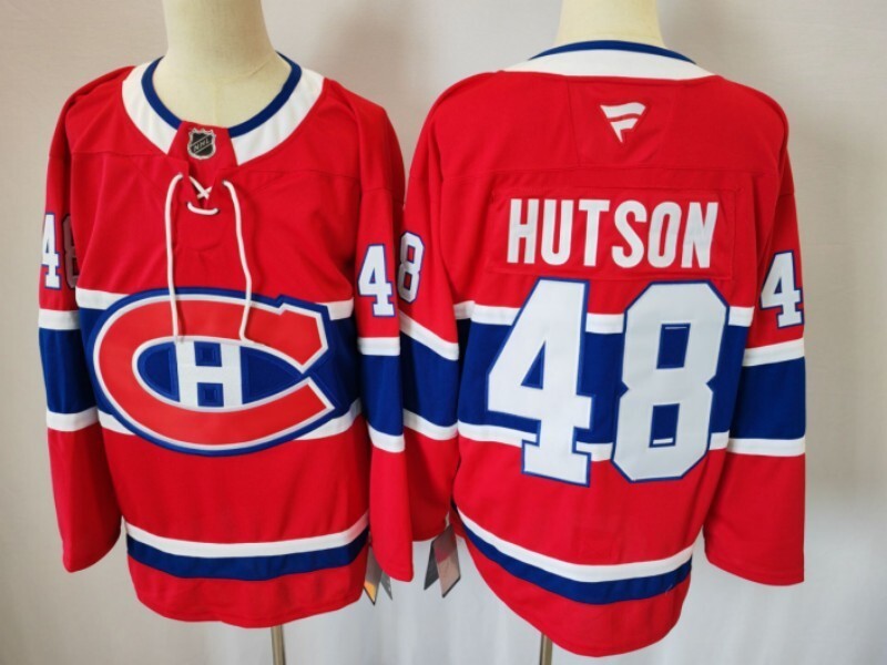 Montreal Canadiens #48 Lane Hutson Canada Style 1