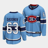 Montreal Canadiens #63 evgenii-dadonov-blue-special-edition-2.0-breakaway-player-jersey