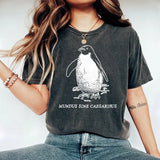 Mundus Sine Caesaribus Penguin Shirt, World Without Caesars Tee, Don't Tariff the Penguins T-Shirt, Penguin Shirt, Latin Teacher Shirt
