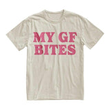 My Girlfriend Bites T-shirt, Valentine's Gift For Her For Him, Streetwear Womenswear