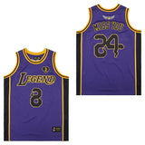 NBA8-24 Purple Front Legend Back MISS YOU