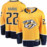 Nashville Predators #22 Tyson Barrie Branded Home Breakaway Jersey - Gold