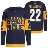 Nashville Predators #22 predators-navy-2022-stadium-series-primegreen-authentic-jersey