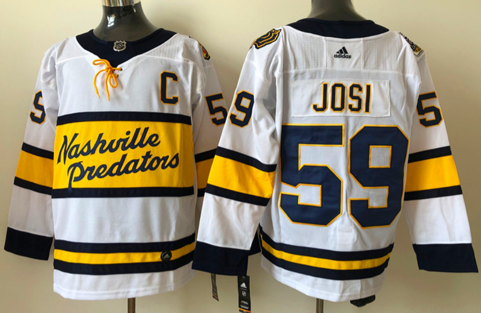 Nashville Predators #59 Roman Josi 59 White Edition