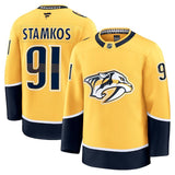 Nashville Predators #91 Steven Stamkos Home Premium Jersey - Gold