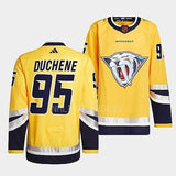 Nashville Predators #95 matt-duchene-yellow-2022reverse-retro-2.0-authentic-primegreen-jersey_conew1