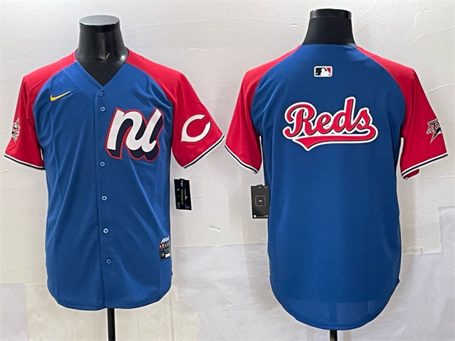 National League Cincinnati Reds Team Big Logo Blue Red Alternate 2025 All-Star Edition