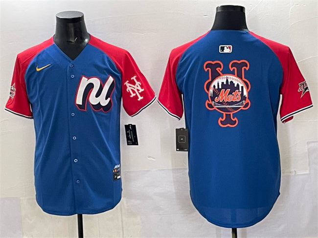 National League New York Mets Team Big Logo Blue Red Alternate 2025 All-Star Edition