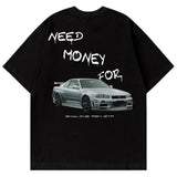 Need Money For R34 t-shirt, Unisex, Supercar T-Shirt, Car Enthusiast Shirt, Car Clothing