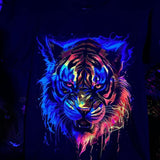 Neon tiger shirt Black Cotton Casual