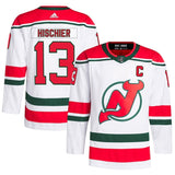 New Jersey Devils #13 Nico Hischier 2022 23 Heritage