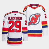 New Jersey Devils #29 mackenzie-blackwood-white-2022reverse-retro-2.0-authentic-primegreen-jersey