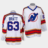 New Jersey Devils #63 jesper-bratt-white-reverse-retro-2.0-replica-jersey