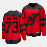 New Jersey Devils #73 Tyler Toffoli 2024 NHL Stadium Series Jersey Red
