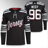 New Jersey Devils #96 Timo Meier Black Alternate Jersey