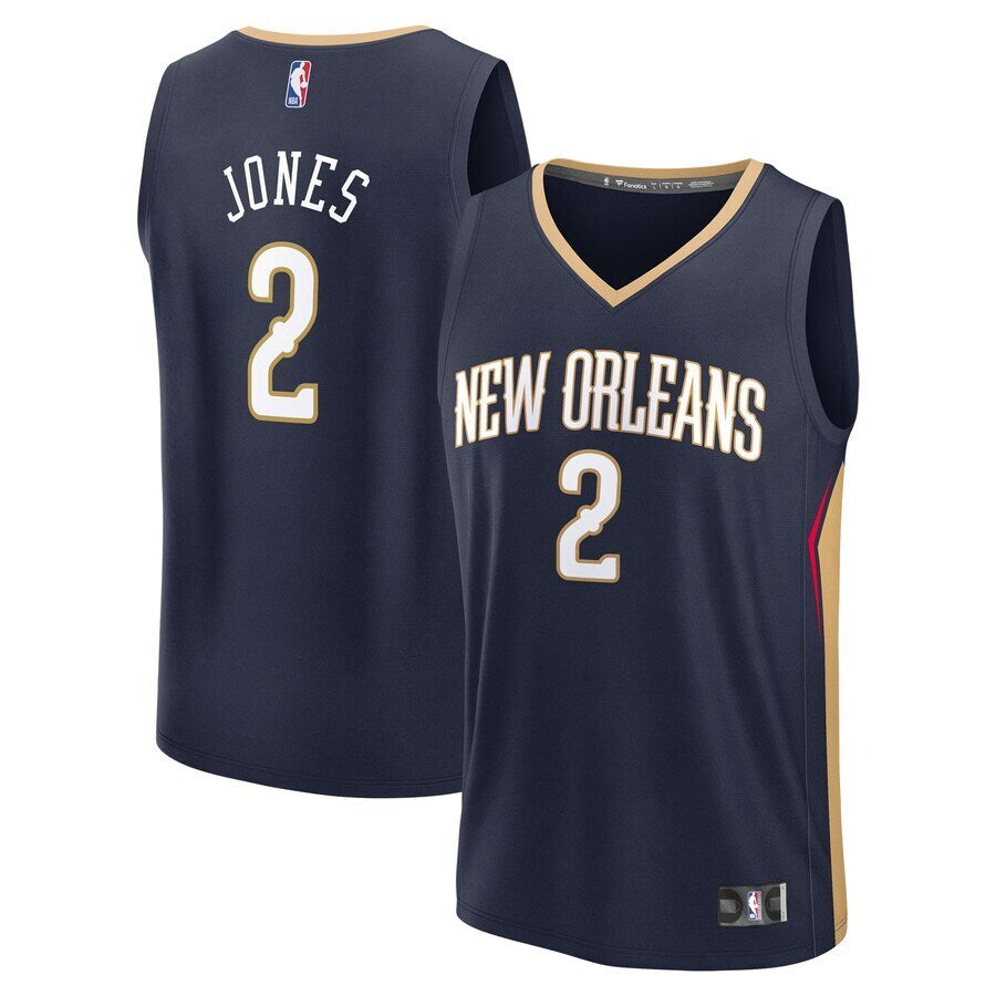 New Orleans Pelicans #2 Herbert Jones Replica Player Jersey - Icon Edition - Navy