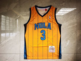 New Orleans Pelicans #3 Chris Paul Hornets 3 Retro Yellow Paul Style 2