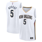 New Orleans Pelicans #5 Dejounte Murray Replica Player Jersey - Association Edition - White