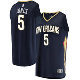 New Orleans Pelicans #5 Herbert Jones Fanatics Branded 202122 Fast Break Replica Jersey - Icon Edition - Navy