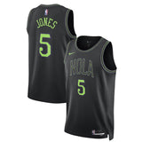 New Orleans Pelicans #5 Herbert Jones Unisex 202324 Swingman Jersey - Black - City Edition