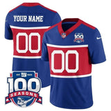 New York Giants ACTIVE PLAYER Custom Royal Red F.U.S.E. 'Century Red' 100TH