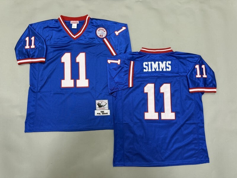 New York Giants #11 Phil Simms New York Giants Style 1