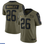 New York Giants #26 Saquon Barkley 21 New Salute
