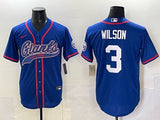 New York Giants #3 Russell Wilson Giants Collaboration