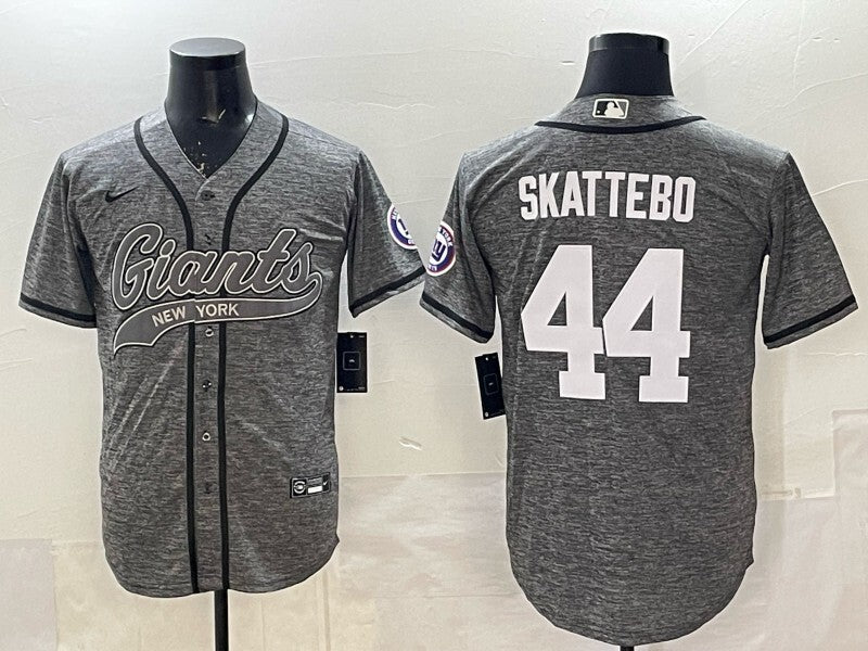 New York Giants #44 Cam Skattebo Giants Collaboration Style 1