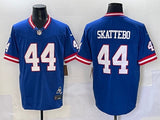 New York Giants #44 Cam Skattebo Giants Retro V3 Style 3