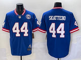 New York Giants #44 Cam Skattebo Giants Retro V3 Style 4