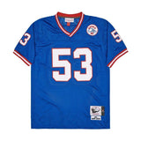New York Giants #53 Harry Carson Giants simms 53 Blue Style 2