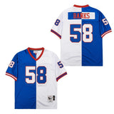 New York Giants #58 Carl Banks 58 Giants Retro Blue White 1986