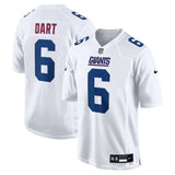New York Giants #6 Jaxson Dart Fashion Game Jersey - White